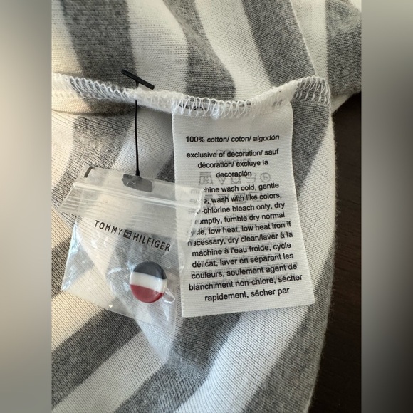 Tommy Hilfiger Gray and White Striped Polo
(Listing #45) - Picture 10 of 11